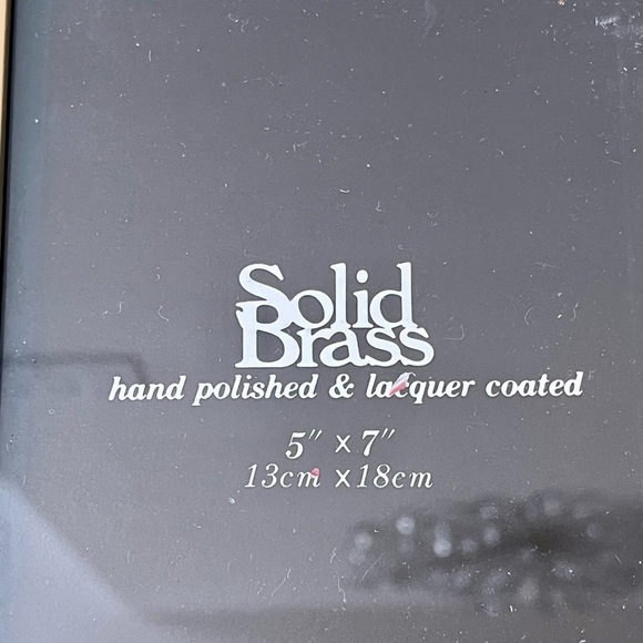 Solid Brass Picture Frame - Picture 3 of 12